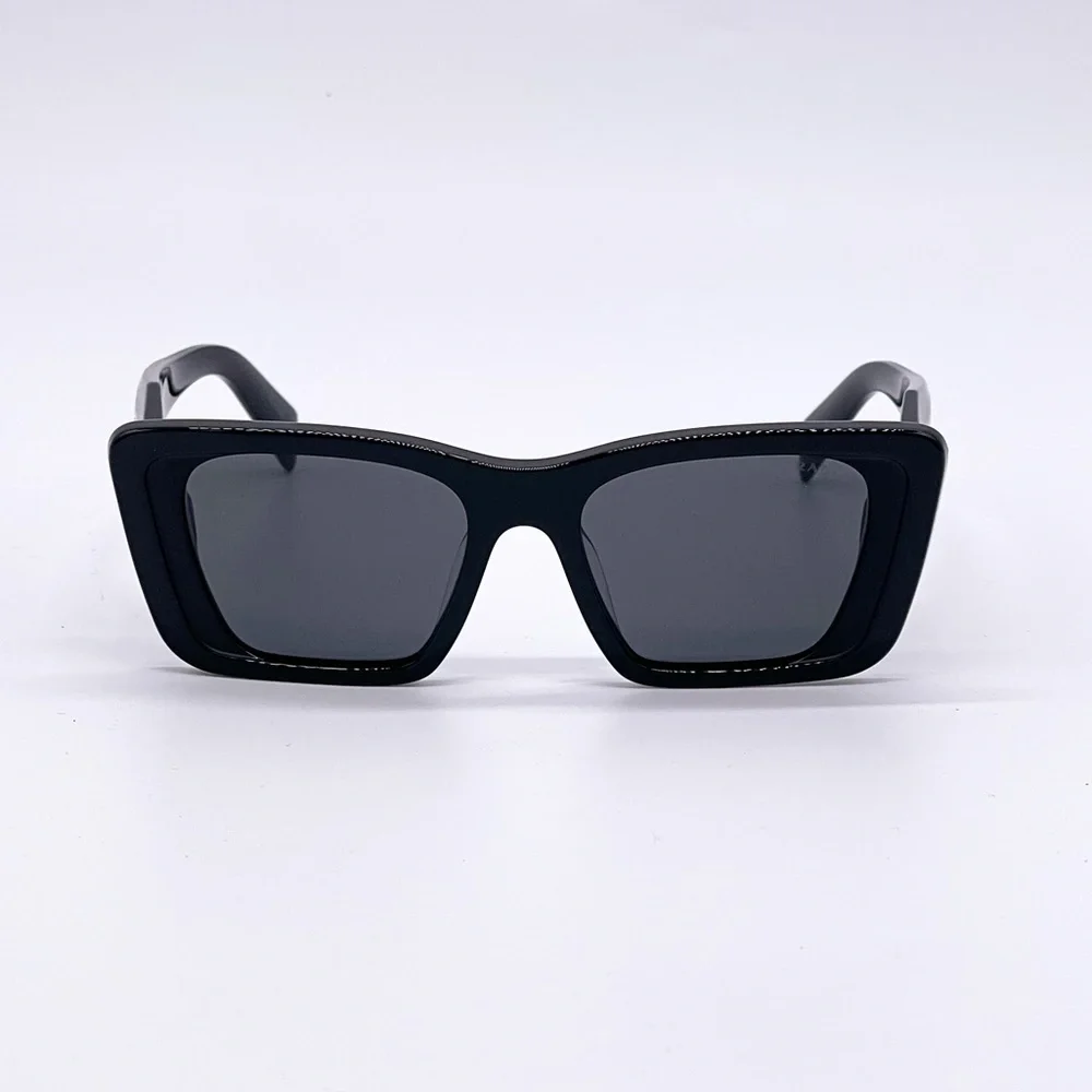 NEW PRADA PR08YSF 1AB5S0 WOMEN’S SUNGLASSES PRADA PR08YS BLACK SPR 08Y - Picture 4 of 11